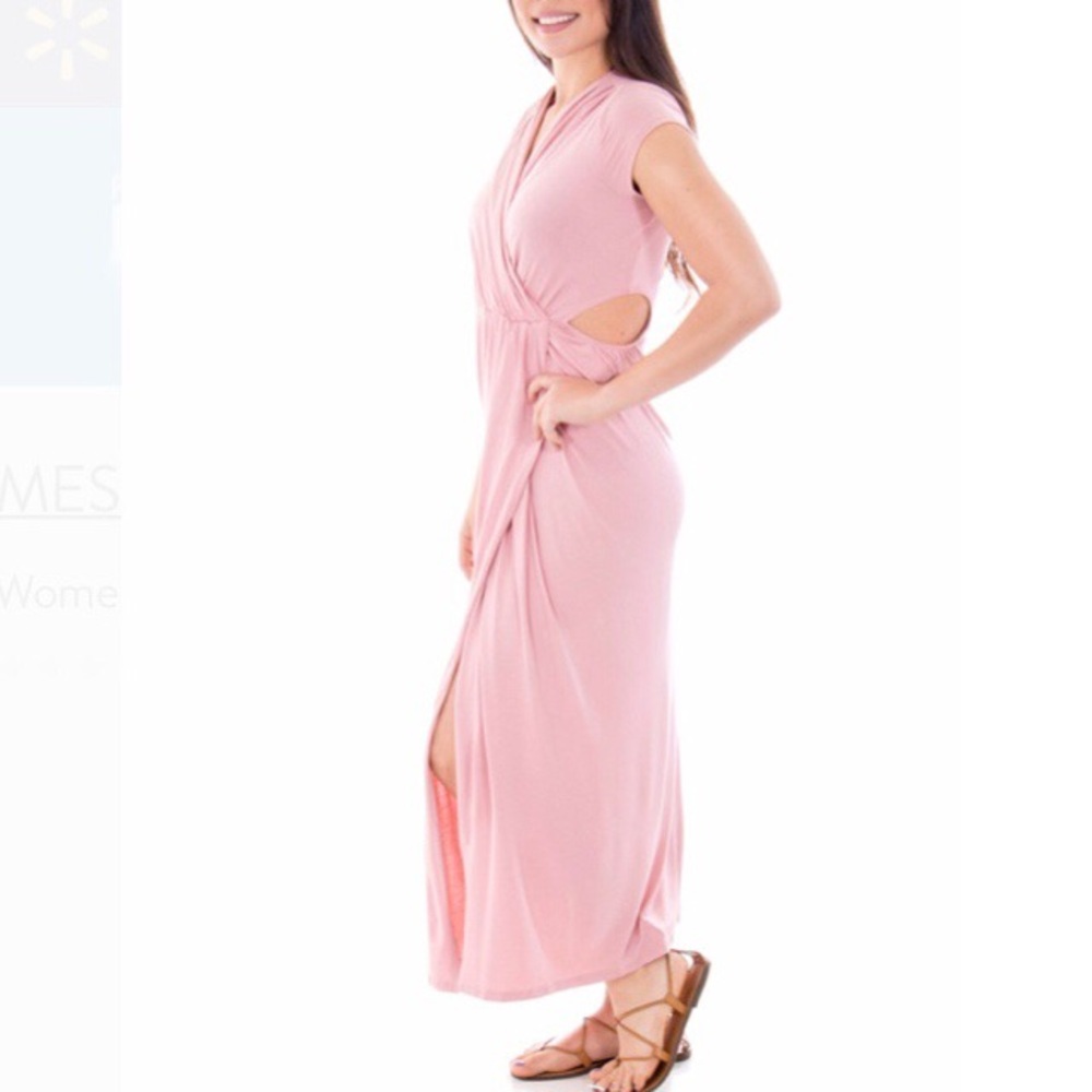 NWT Women’s Sexy Wrap Empire Waist Maxi Dress - Picture 6 of 8